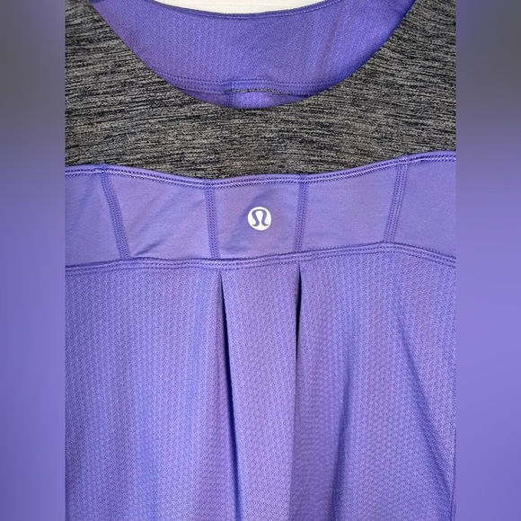Lululemon Elevate Adjustable Purple Tank Top with Cinched Waist Activewear Sz 6 - Picture 3 of 7